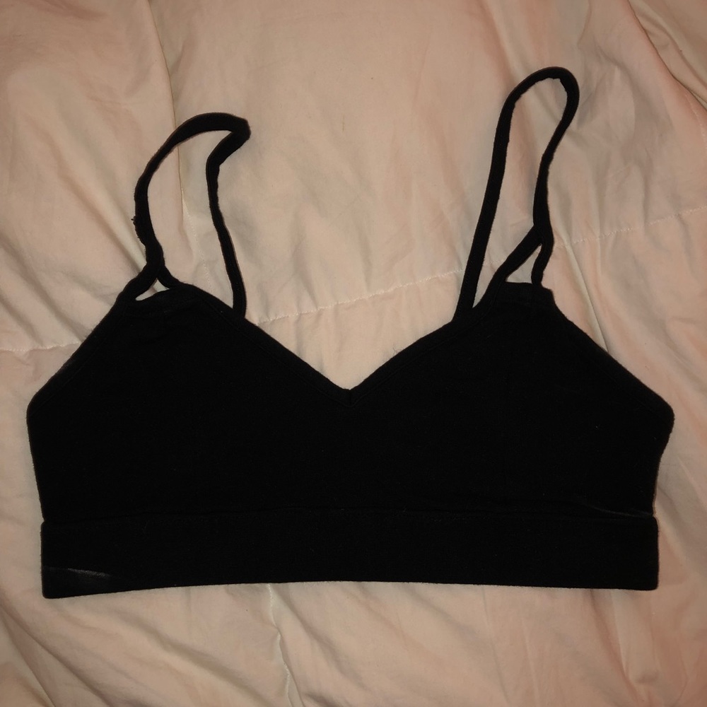 Black bralette